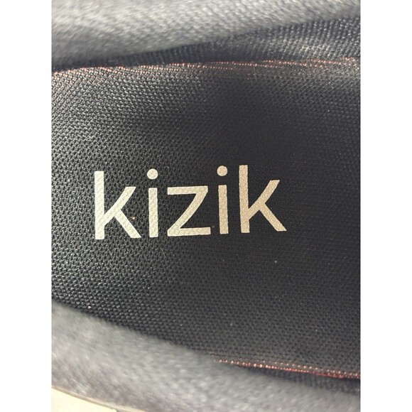 Kizik Paris Sneakers Black Knit Leather Size 8.5 Lightweight Comfort - Picture 8 of 12